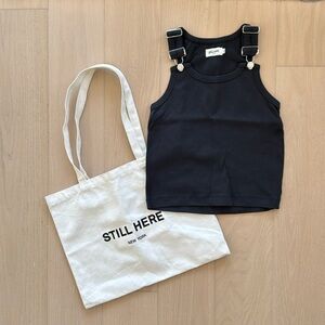 Still Here Mississippi Grey tank top (size S)